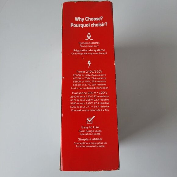 Honeywell CT410A Non-Programmable Electric Heat Thermostat - Picture 3 of 10